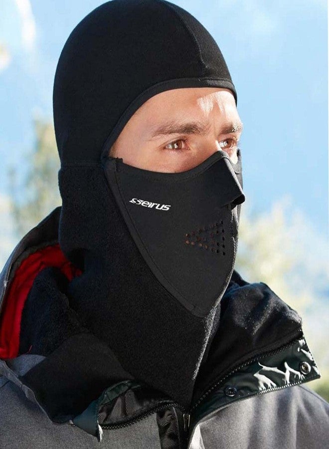 Seirus Innovation MageneMask Combo Thick N Thin Face Mask with Magnetic Seams - FACE PROTECTION IN A SNAP! - Image 3